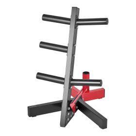Weight Plate Rack, L Frame Weight Plate Tree for 2-Inch Weight Plates, Standard Weight Plate Tree, 500 lbs Load Capacity Weight Storage Holder
