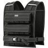 33LBS Adjustable Weighted Vest, Weight Vest with Reflective Strips, Snug Fit for Men Women Running Strength Training