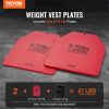 Weight Vest Plates, 8.75 LB Pairs, Premium Steel Weighted plates, Contoured Ergonomic Fit â€“ WODs, Additional Weight for Weight Vests