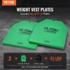 Weight Vest Plates, 19.75 LB Pairs, Premium Steel Weighted plates, Contoured Ergonomic Fit â€“ WODs, Additional Weight for Weight Vests