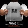 Curved Weight Vest Plates, 14.5 LB Pairs, Premium Steel Weighted plates, Contoured Ergonomic Fit â€“ WODs, Additional Weight for Weight Vests