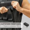 33LBS Adjustable Weighted Vest, Weight Vest with Reflective Strips, Snug Fit for Men Women Running Strength Training
