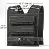 33LBS Adjustable Weighted Vest, Weight Vest with Reflective Strips, Snug Fit for Men Women Running Strength Training