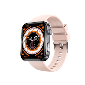 Smart Watch For Men Women Healthy Mornitoring Ips Screen Fitness Tracker With Bluetooth Call  IP67 Waterproof Heart Rate Sleep SpO2 Monitor Pedom (Option: Pink)