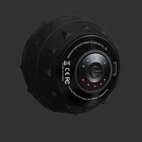 Electric Deep Tissue Massage Ball â€“ Multi-Speed Vibrating Roller for Fascia Release & Muscle Relaxation (Color: Black)