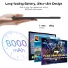 Tablet 10.1 inch Android Tablets, Android 13 Tablet Quad Core 8GB RAM 256GB ROM, 24MP Camera, 8000mAh Long Battery Life