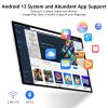Tablet 10.1 inch Android Tablets, Android 13 Tablet Quad Core 8GB RAM 256GB ROM, 24MP Camera, 8000mAh Long Battery Life
